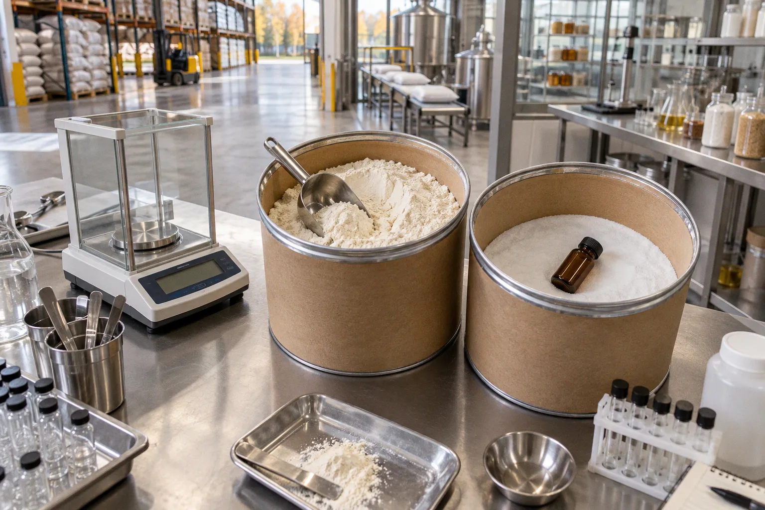 Contract manufacturing versus in-house production for ingredients